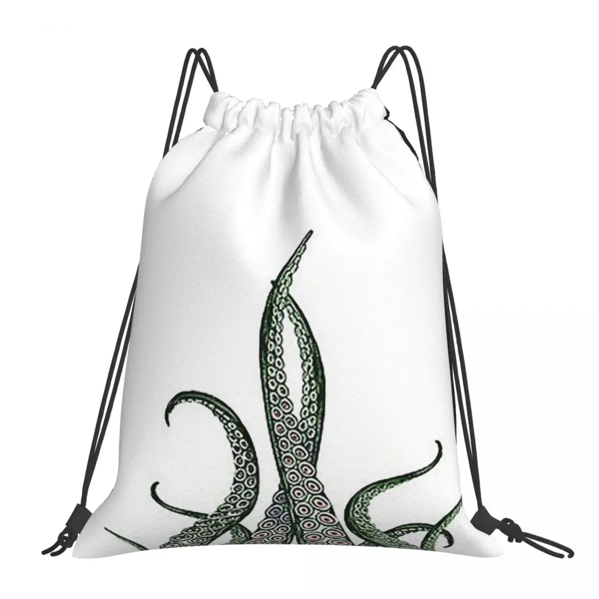 Green Fingers Backpacks Multi-function Portable Drawstring Bags Sports Bag Book Bags For Travel School