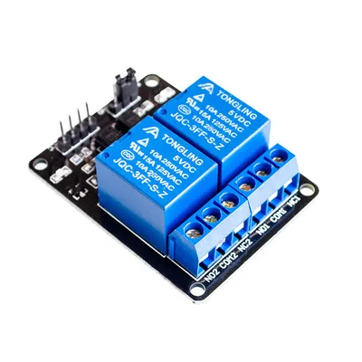 

Low Level Trigger DC 5V 2 channel Relay Module with Optocoupler