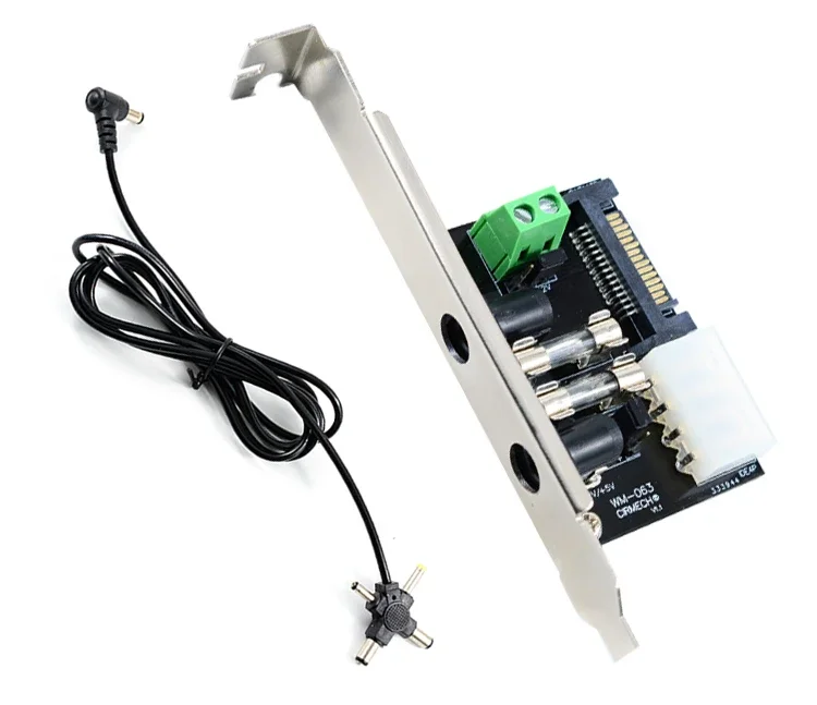 

Computer ATX power supply lead-out board chassis external DC baffle 12V5V optional one-to-four wires