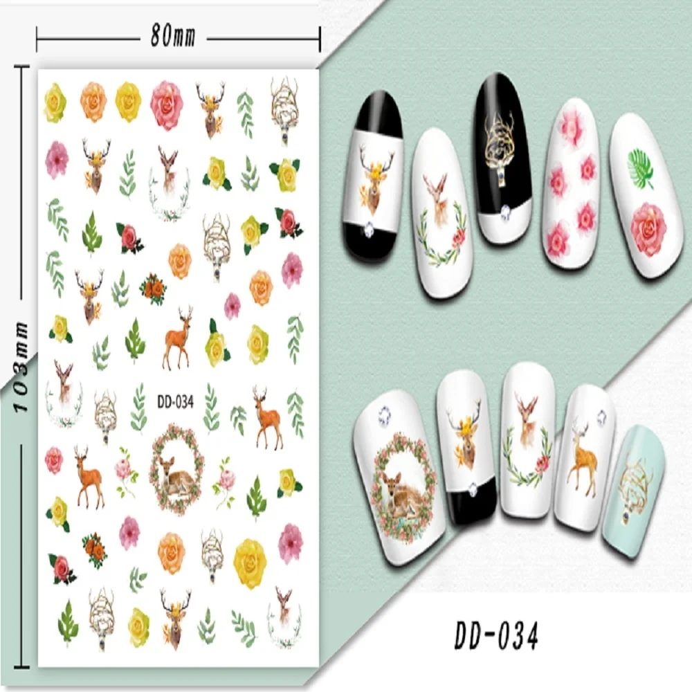 

Random 100/200/300/400/500 Nail Stickers Women DIY Nail Art Decoration Stickers Brand Logo Customization Decoration Decals