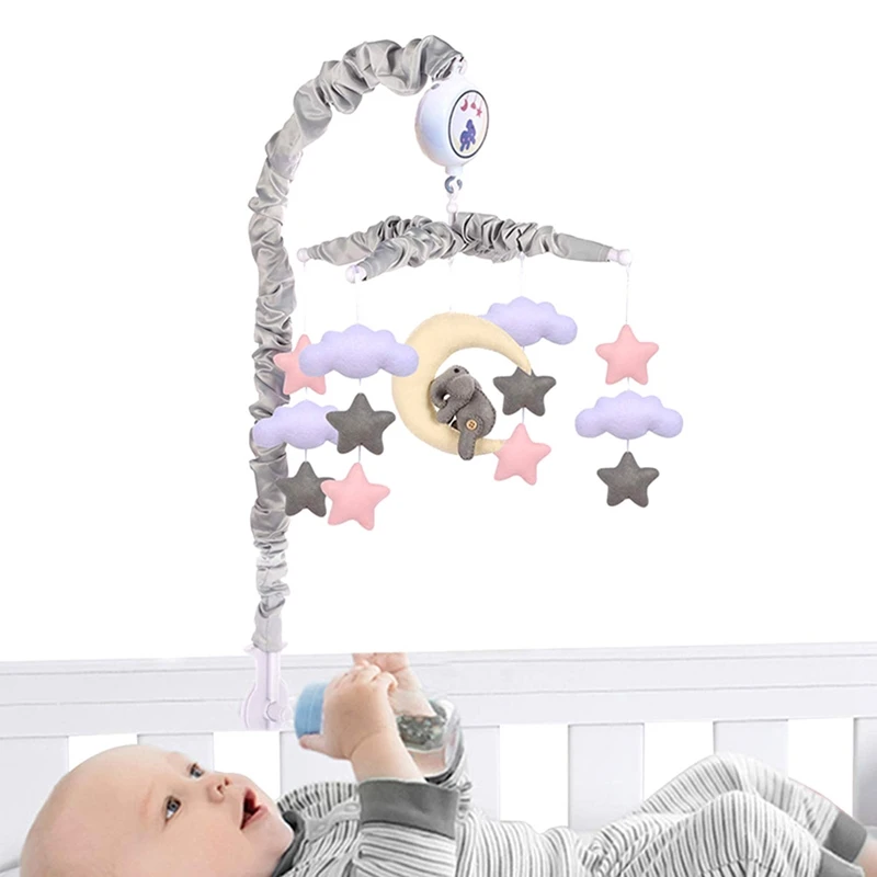 Baby Mobile For Crib Crib Mobile For Boys Girls 12 Lullabies Digital Musical Box Nursery Decor Toys