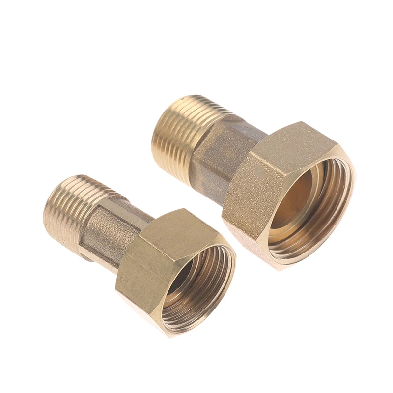 New 1/2 Inch 3/4 Inch Tap Water Meter Pump Adapter Male To Female Threaded Fitting Coupler Connector For Water Meter