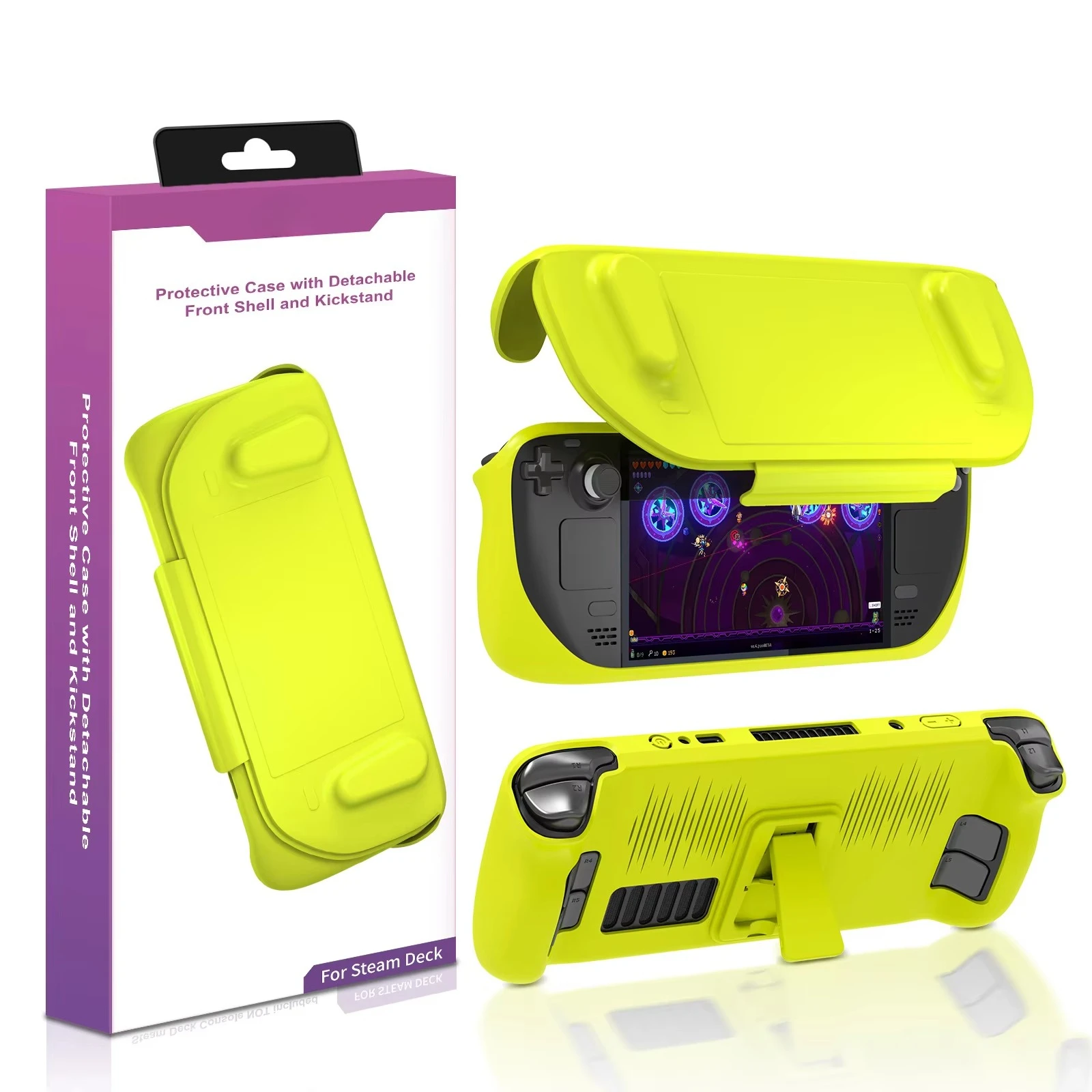 For JYS-SD012 Steam deck host with bracket, full package, ultra-thin protective case, removable cover, fall proof dust-proof p