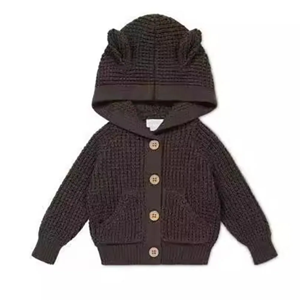 Autumn Baby Clothes Long Sleeve Hoodie Sweaters For Newborn Baby Boys Girl Cardigan Winter Infants Children Sweaters Outerwear