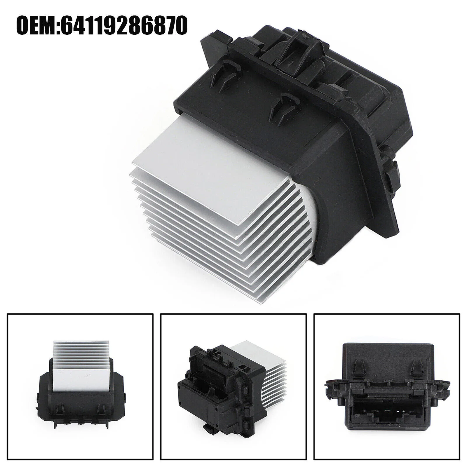 1PC 新車ヒーターブロワーモーター抵抗 BMW ミニ R55 R56 R57 R58 R59 空調ブロワーモーター抵抗 64119286870