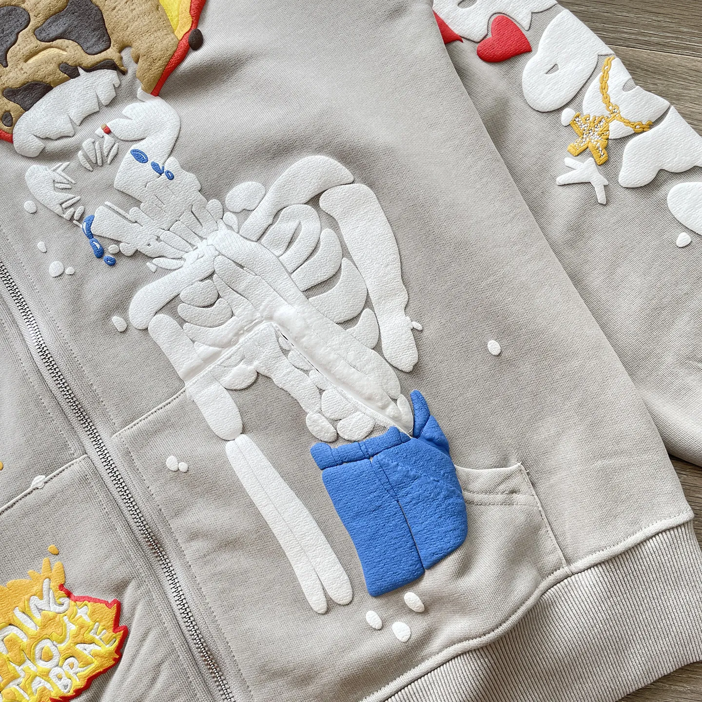 VERTABRAE Cosmic Zip Up Hoodie