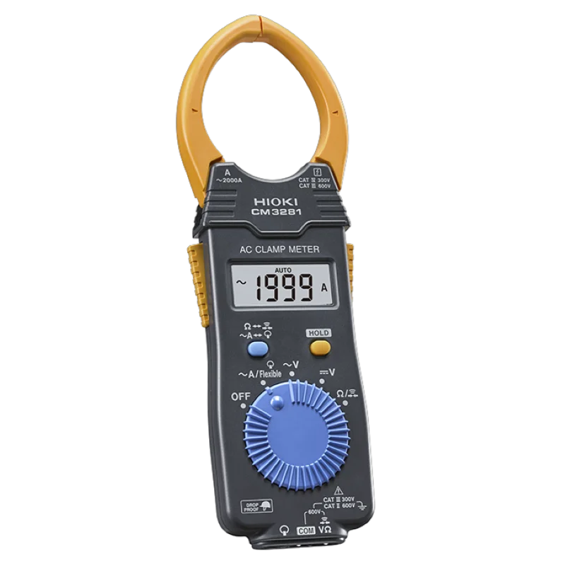 Hioki CM3281 Digital Clamp Meter AC/DC True-RMS Multimeter Anto-Ranging Tester Current Clamp Digital Ammeter Clamp Meter