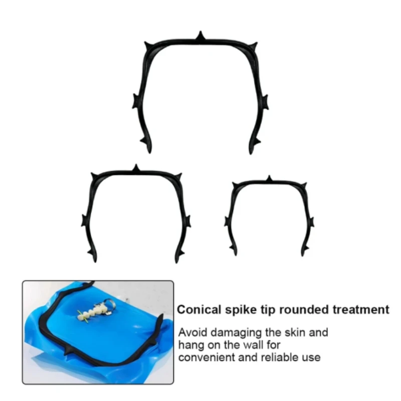 

Dental Rubber Dam Frame Holder Plastic Oral Barrier Sheet Bracket Support U-Shape Face Bow Large/Medium/Small