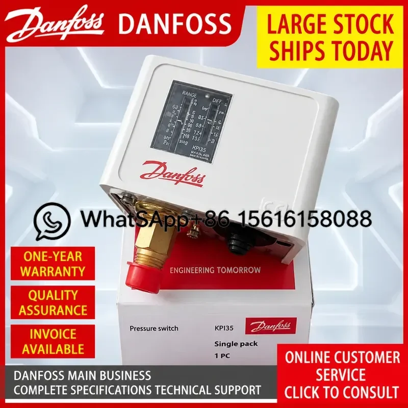 Danfoss KP6W Pressure Switch 060-519091 060-519066 060-516091 060-516066 Refrigeration Compressor Control Relay Valve Sensor