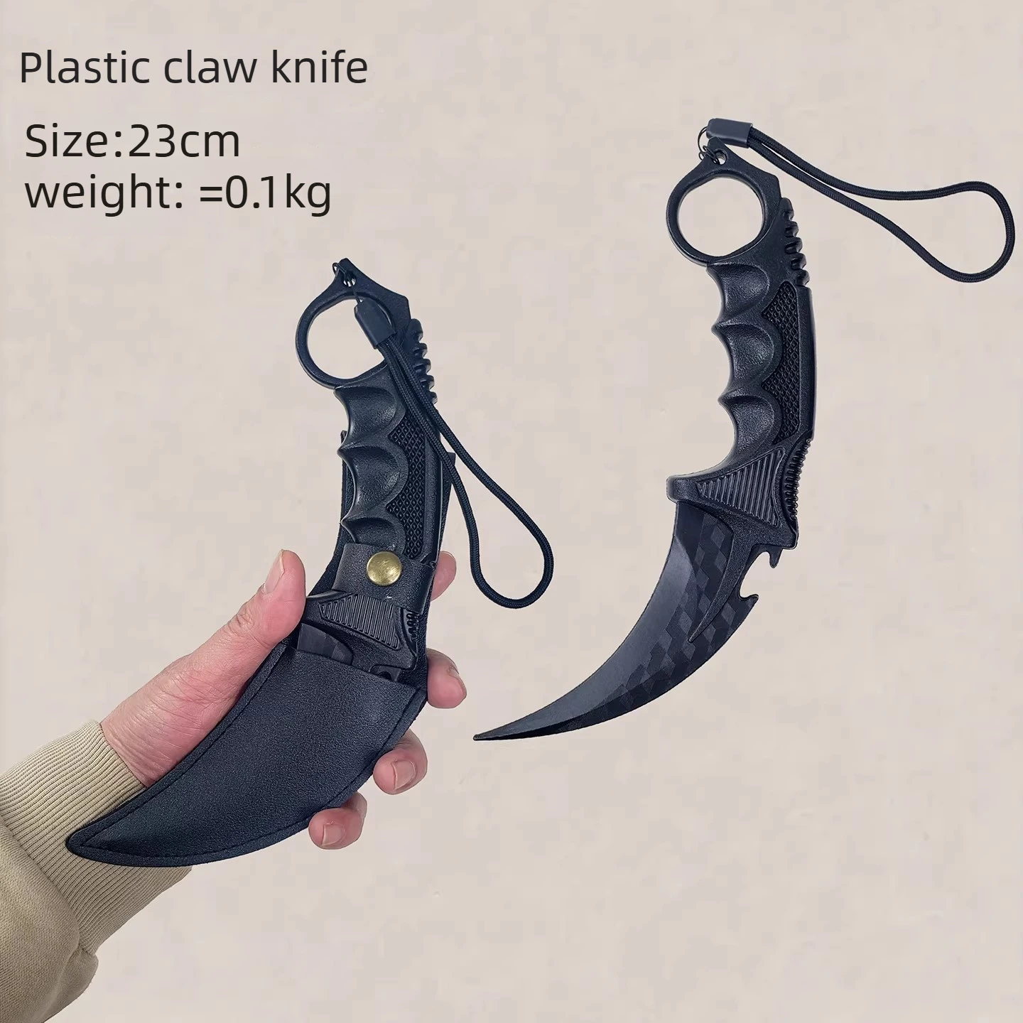 Plastic karambit