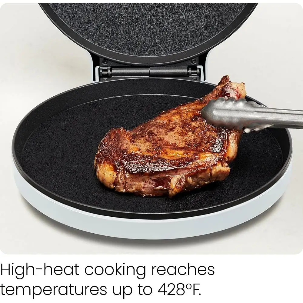 كونترتوب صانع البيتزا الكهربائية 1440 واط أطباق الطبخ غير لاصقة متعددة الوظائف عجة صينية ساندويتش التورتيلا الصحافة LED