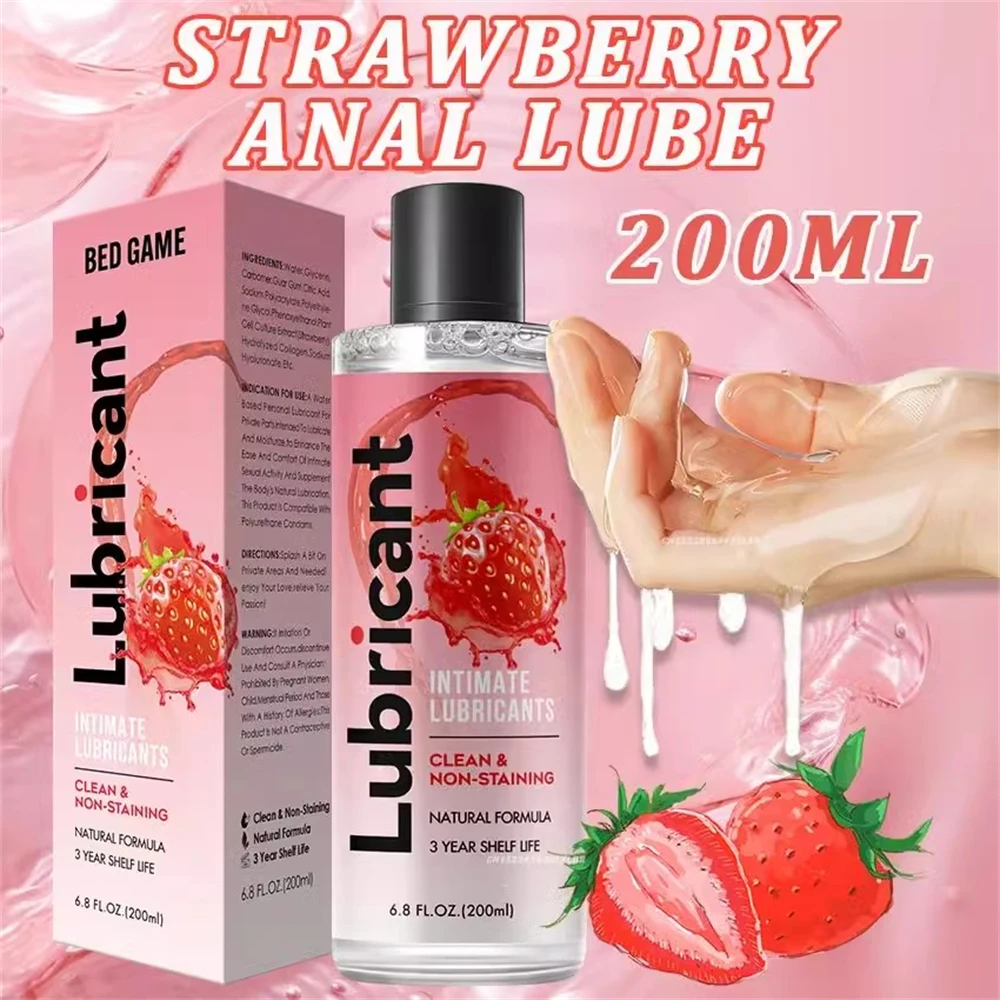 200ml Water Base Lubricant Of Anal Oil ,vagina Gel Intimate Body Spa Massage Oil Japan Av Lube For Adults Masturbation