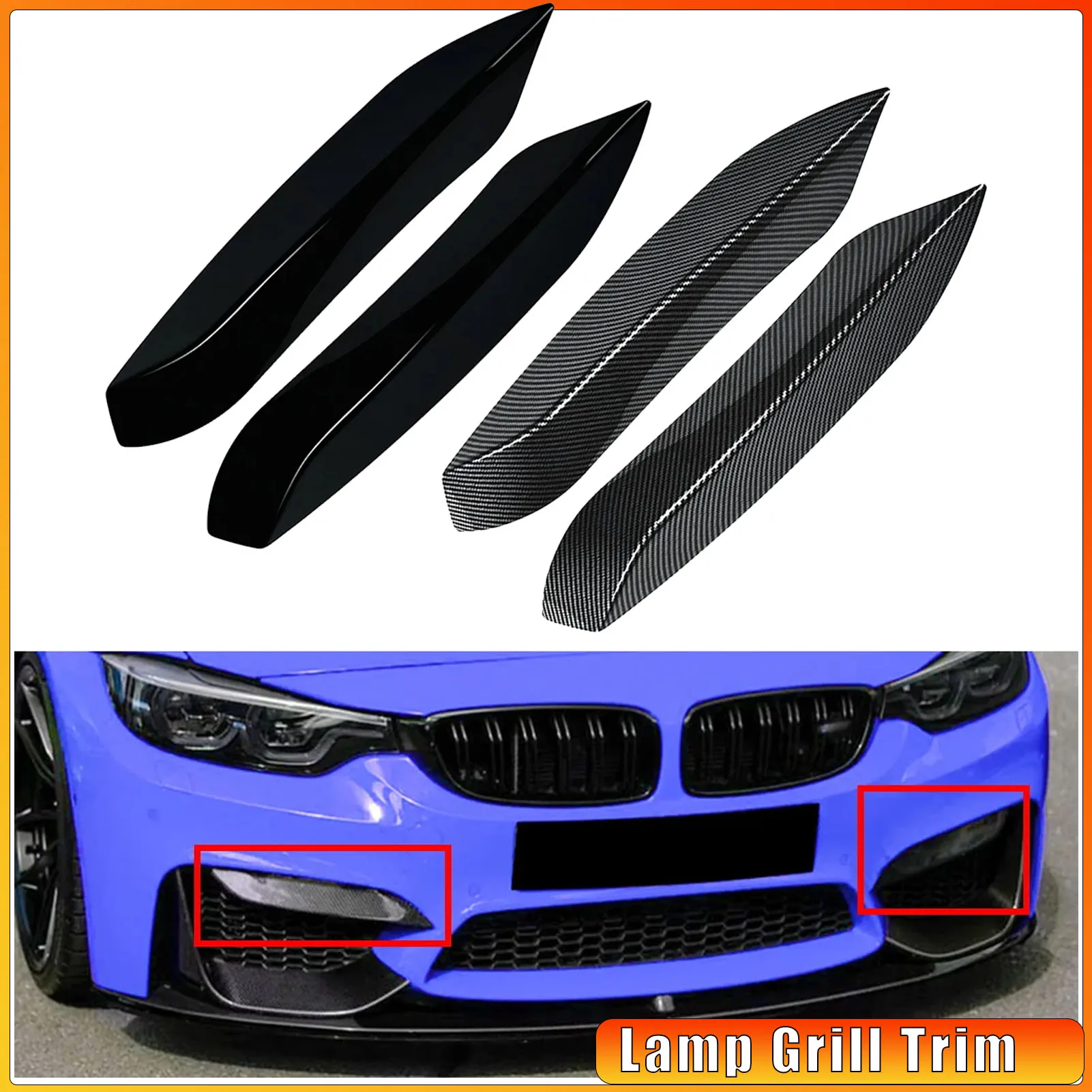 2Pcs Front Car Bump… - image