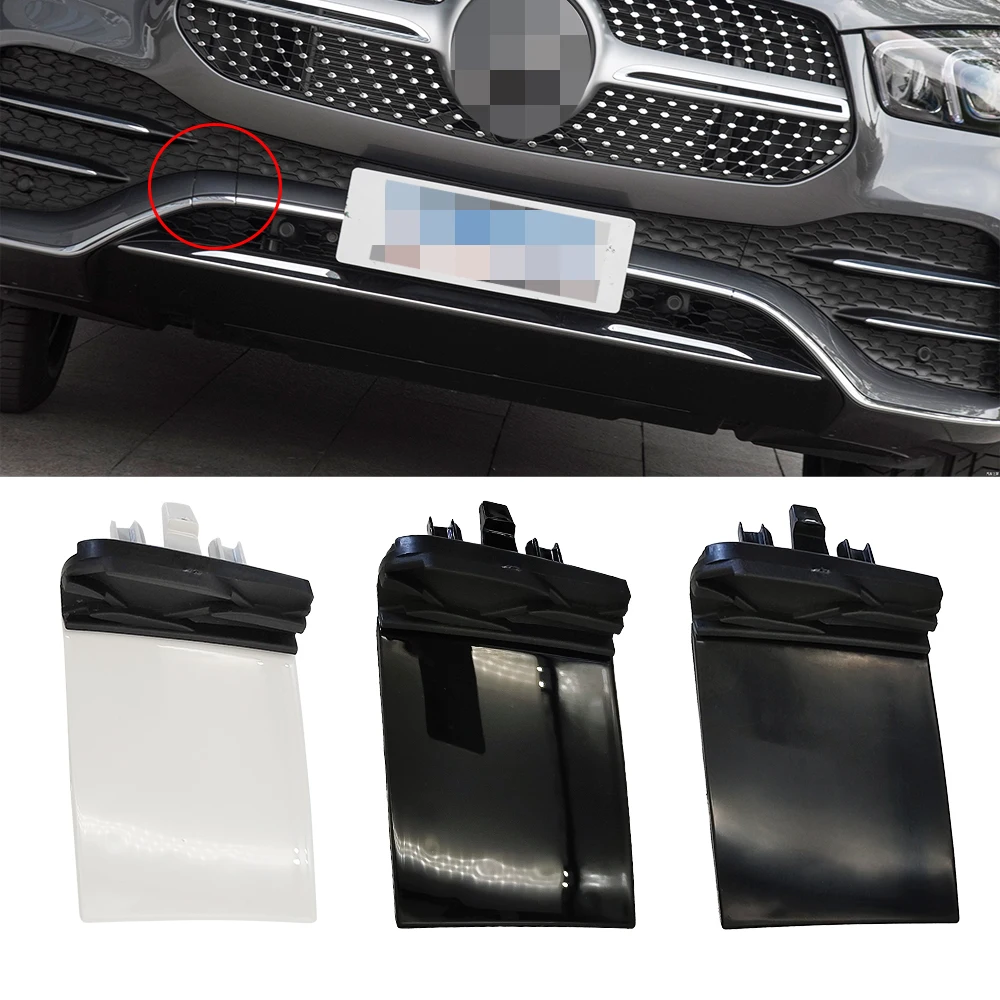 For Mercedes W167 Car Front Rear Bumper Tow Hook Cover Cap Silver For Benz GLE Class GLE350 GLE450 2020-2023 1678856103