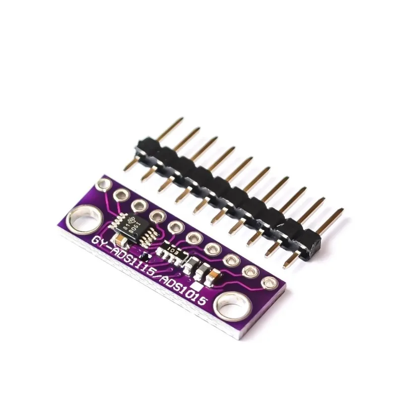 1pcs 16 Bit I2C ADS1115 ADS1015 Module ADC 4 channel with Pro Gain Amplifier 2.0V to 5.5V for Arduino RPi