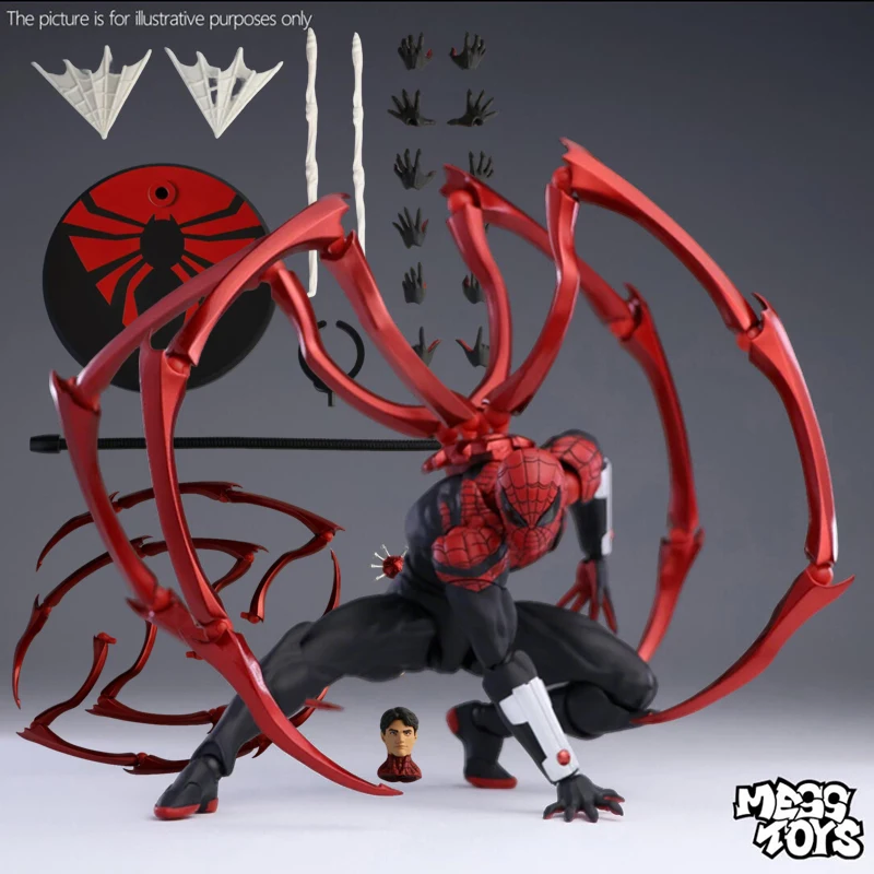 In Stock MessToys Superior Spiderman Figure Mess Toys Superior Spider Man Action Figure CT Toys Figurine Statue Model Gifts Toys