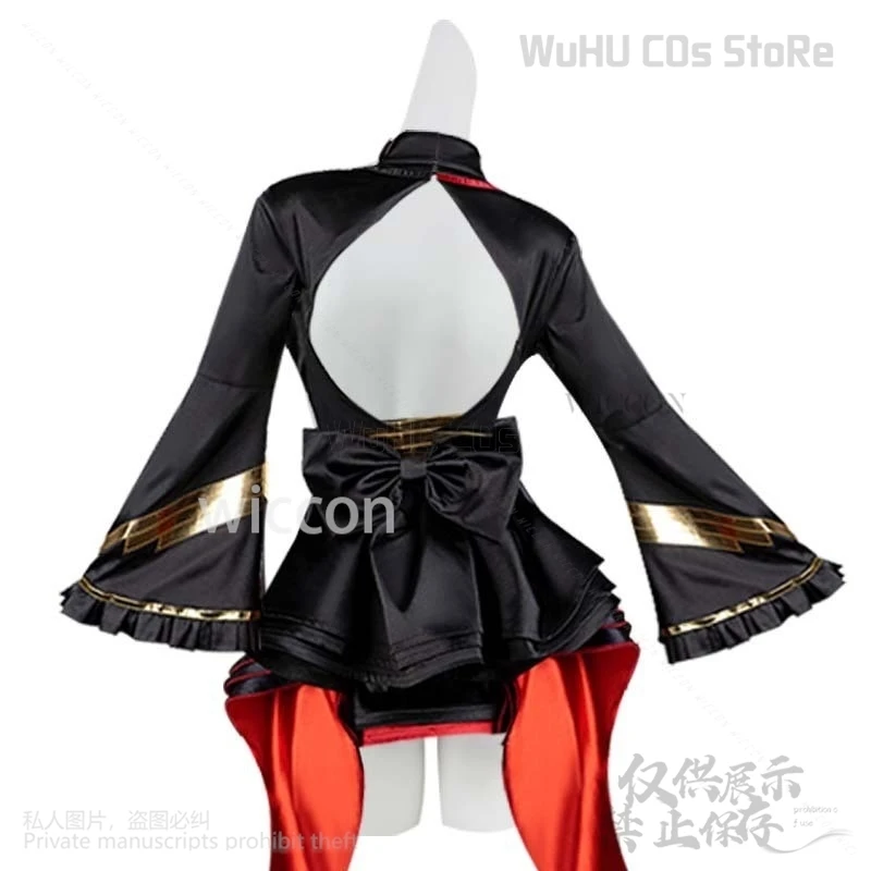 Anime Hololive Virtual Youtuber Houshou Marine Cosplay Party Uniform Lolita Hallowen Play Role Clothes Wigs For Girls Customized