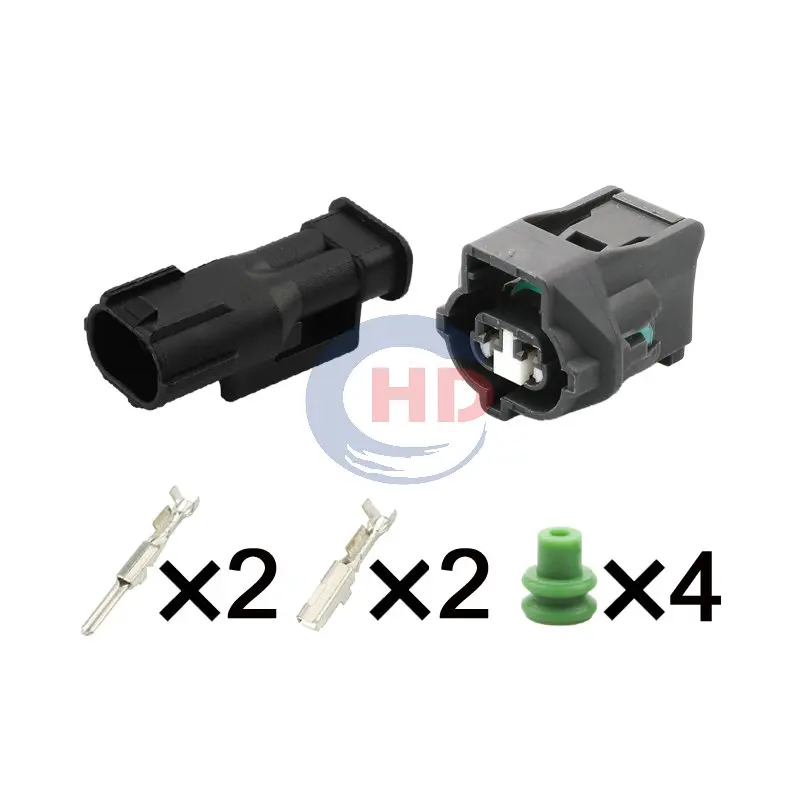 

1-20 sets 2pin Engine Oil Level Sensor HD0229Y-2-11 7283-8220
