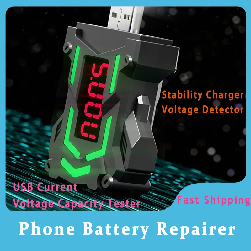 Telefon Batterie Reparatur USB Reparatur Telefon Batterie Stabilität USB Strom Spannung Kapazität Test USB Handy Batterie Restaurator vol