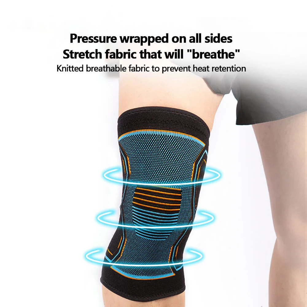 1Pcs Knee Brace, Knee Compression Sleeve Support for Running,Arthritis,ACL,Meniscus Tear,Joint Pain Relief & Injury Recovery