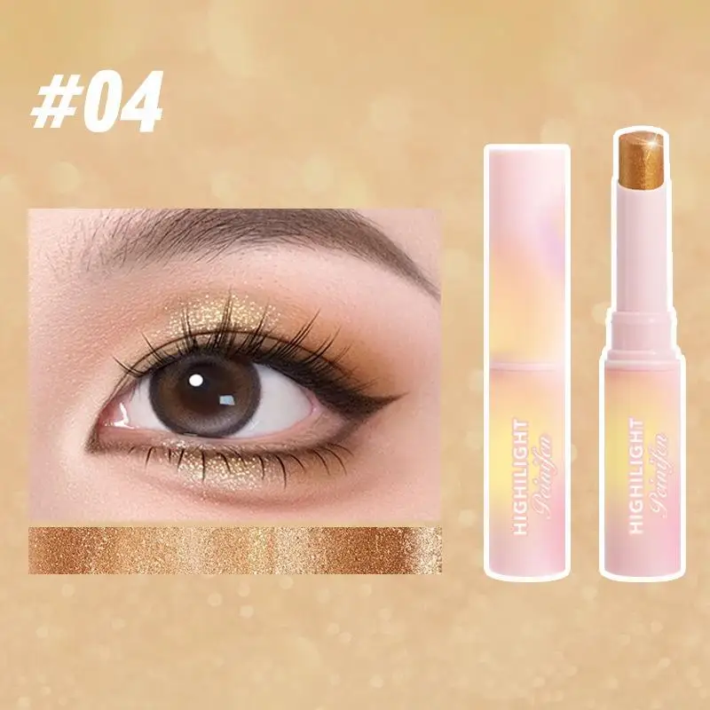 

6Colors Multifunctional Crystal Jelly Highlight Eyeshadow Stick Super Shiny Multi-color Eyeshadow Lipstick Highlight Stick