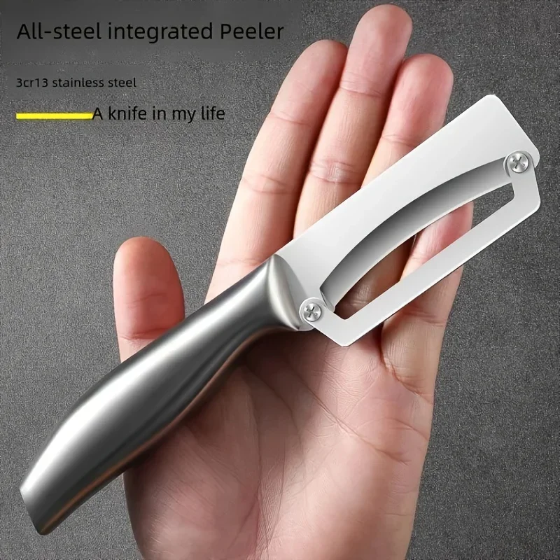 Pelador de una sola pieza, potente cuchillo de caña de azúcar, pelador de cocina, cuchillo de fruta para el hogar, pelador de ensalada, aparatos para el hogar