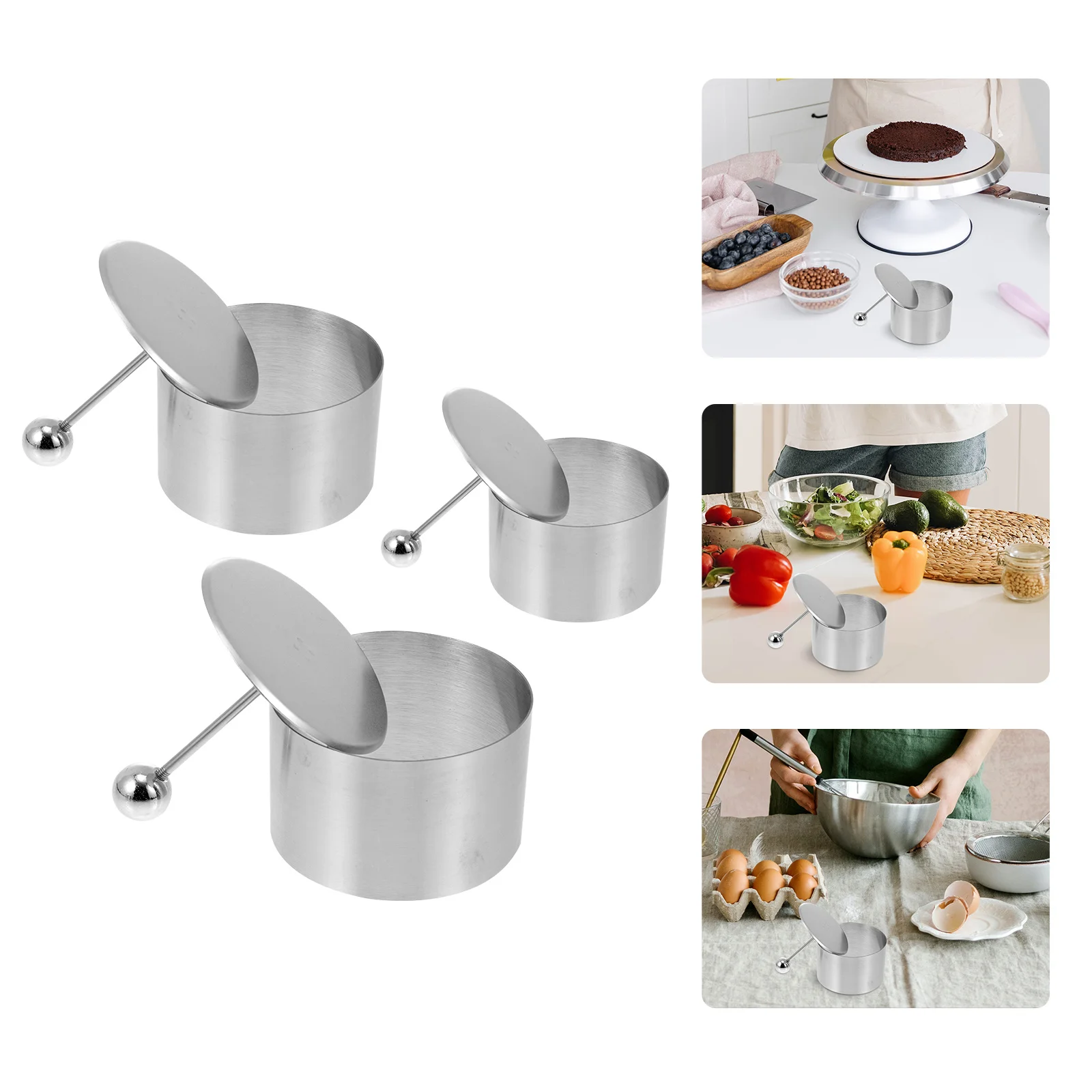 

Cold Dish Mold Kitchen Utensils Stainless Steel Metal Cooking Food Molding Molds