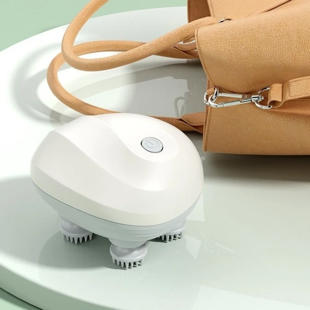 

Водонепроницаемый электрический массажер для головы, USB перезаряжаемый интеллектуальный массажер для головы, эргономичный массажный инструмент для глубоких тканей