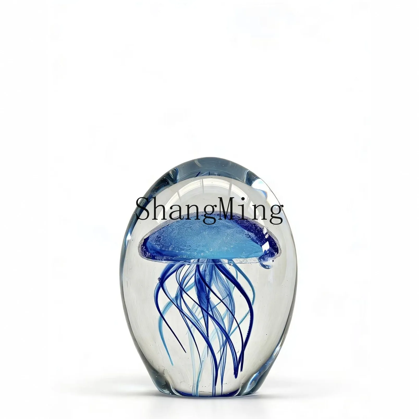 

PYH: Декор для новоселья, украшение для нового дома, офиса, гостиной, прихожей, винный шкаф, глазурованное украшение Zibo в форме капли воды, медуза.