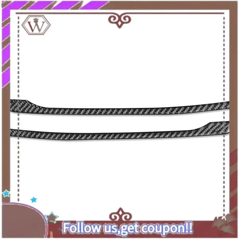 A57E-ألياف الكربون الحقيقية ل Q5L FY SQ5 2018-2024 مرآة الرؤية الخلفية قطاع غطاء الخارجي الكسوة ملصق مائي أجزاء