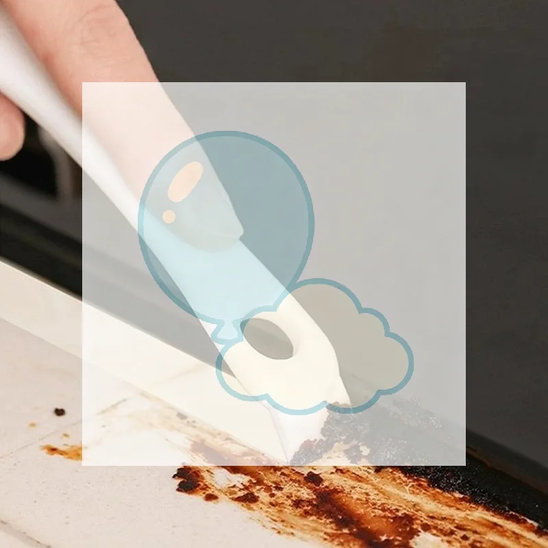 2pcs Professional Grill Cleaning Brush V-Shaped Hooked Design High Efficiency BBQ Scrubber for Home Commercial Grill Use