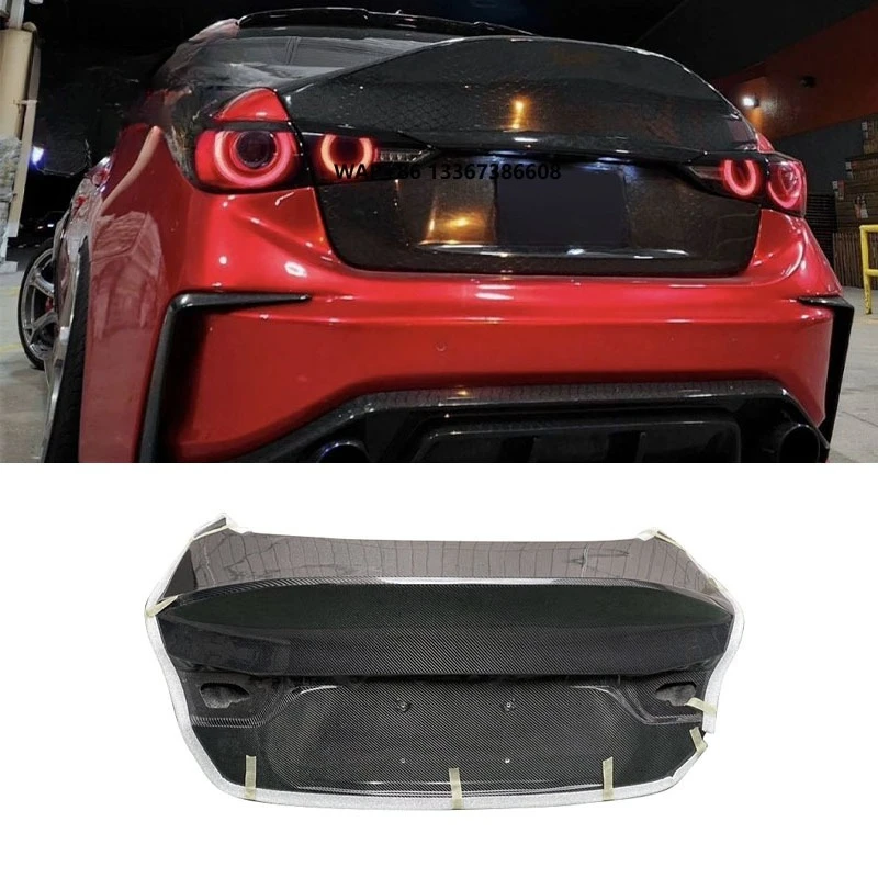 

Q50 Q50L Carbon Fiber Rear Trunk Lid Cover Upgraded SW Style Body Kit Lightweight Car Accessories