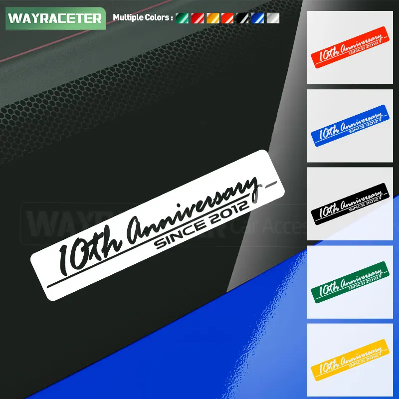 

Edition 10th Anniversary Graphics Decal Spoiler Window Sticker For Subaru BRZ 2022 2023 2024 2025 2012 + 2020 STI Accessories