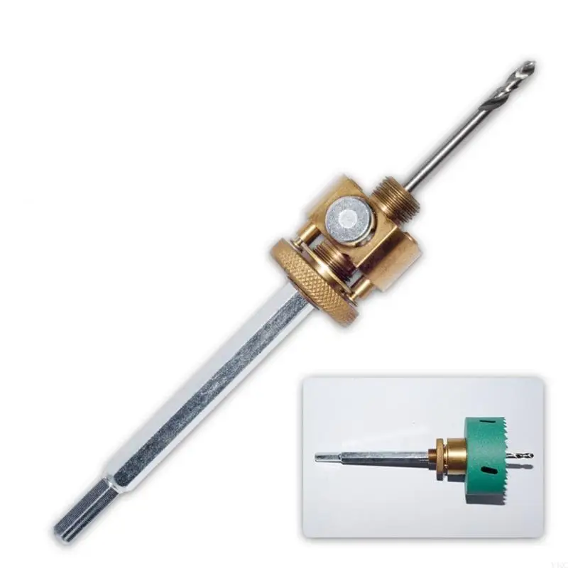 Metal Hole Drill Bit Connecting Rod Downlight Quick Release Hole Opener Y4QC