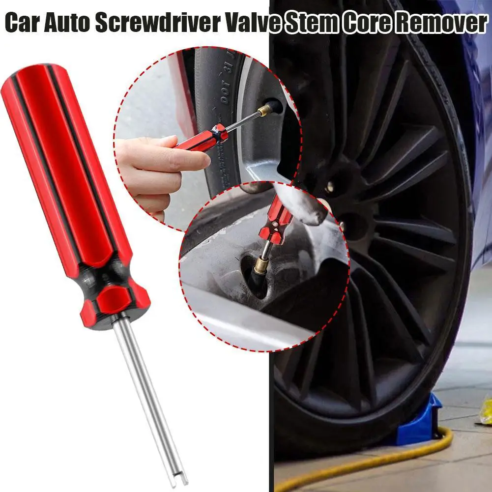 Bike Car Auto Screwdriver Valve Stem Core Remover Tire Tube Installer Bicycle Repair Install Tool Accessories Stem Core Remover