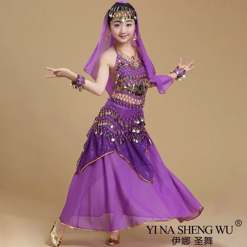 Child&Adult Belly Dancing Costume Sets Egyption Egypt Belly Dance Costume Bollywood Costume East Indian Dress Bellydance