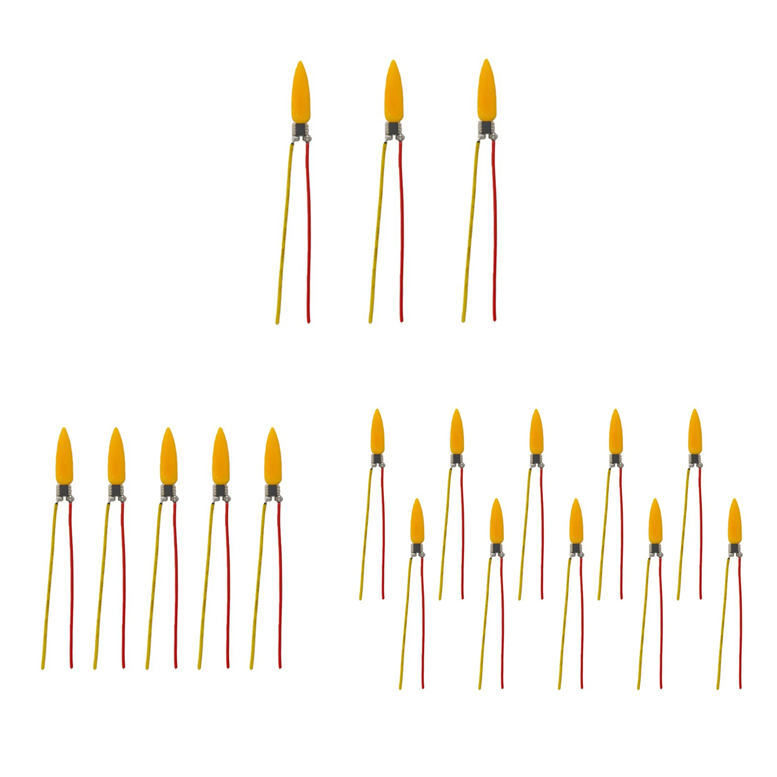 

3/5/10 шт. светодиодных ламп с эффектом пламени 2200K, 3В, для декора на Хэллоуин и Рождество