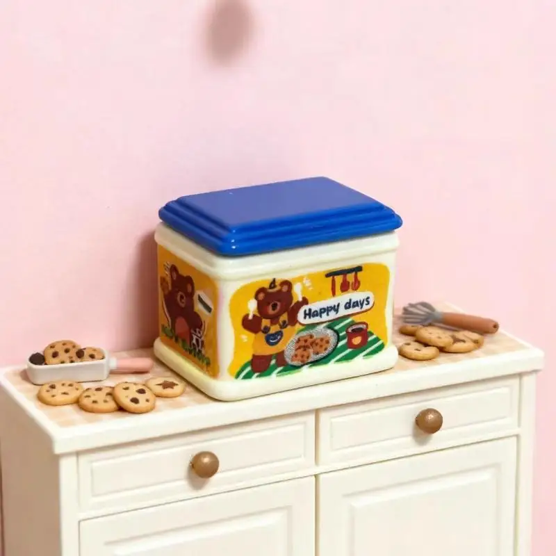 1/7 pçs kit de bolo boneca em miniatura halloween natal mini conjunto comida kt gato pudim modelo simulação comida brinquedo resina diy acessórios