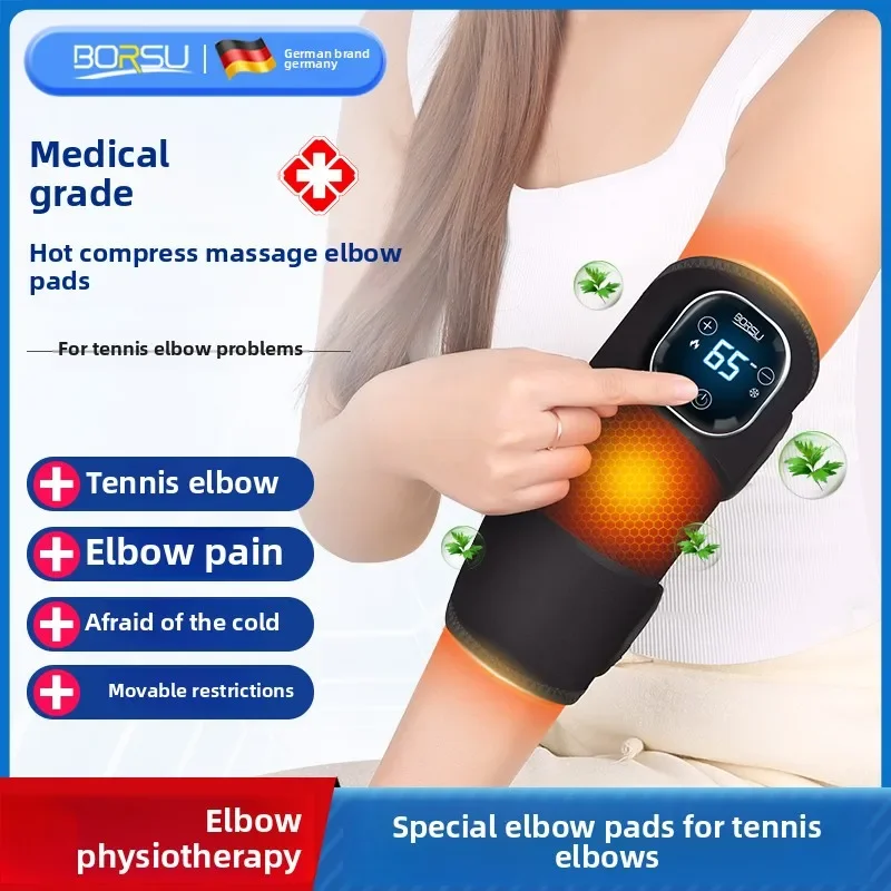Medical tennis elbow special elbow joint cover men and women heating massage therapy device arm joint wormwood hot compress anmo