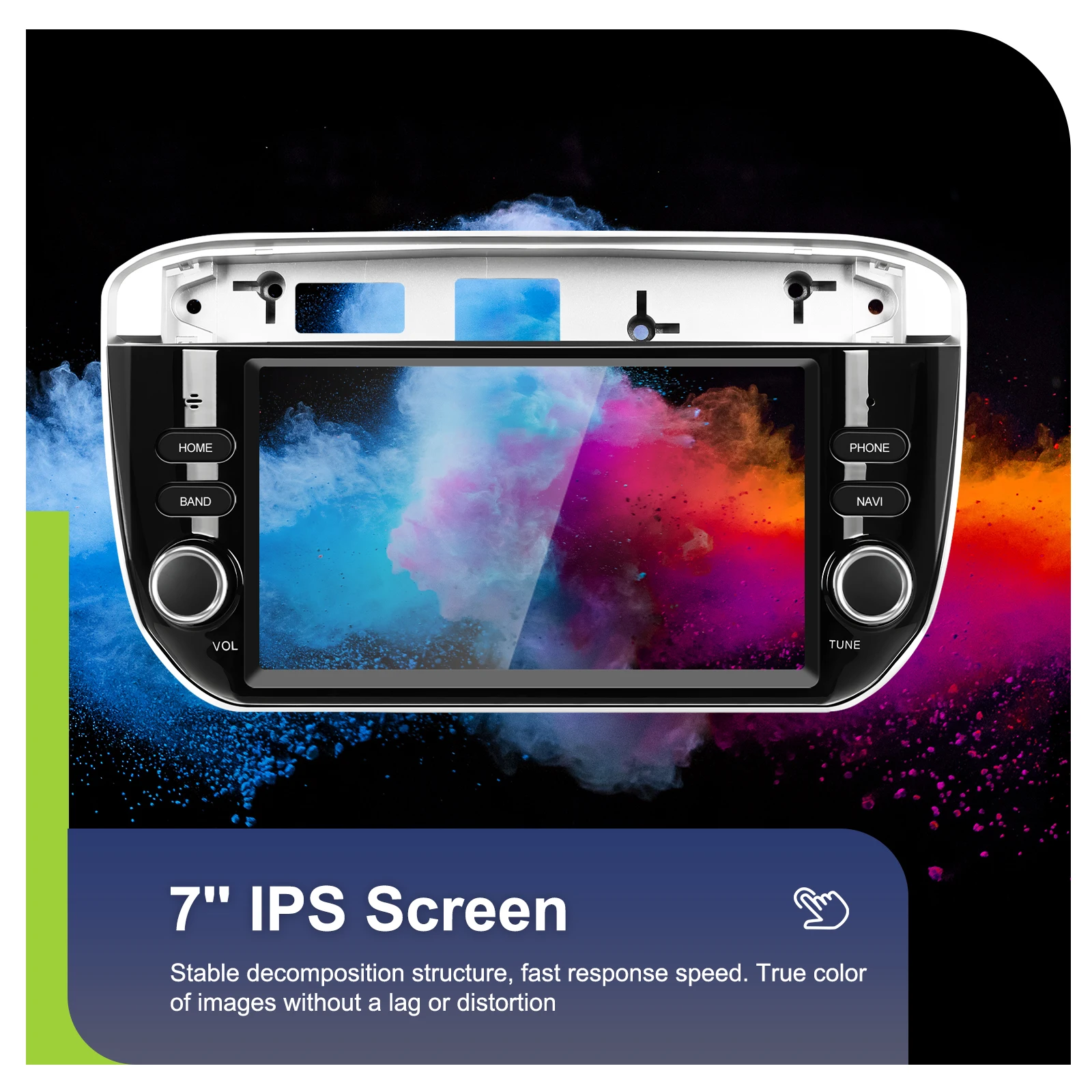 Podofo 2DIN 4+64G Android Autoradio für FIAT Punto 2012–2016 Auto-Multimedia-Player Carplay Android Auto GPS Mirror Link USB – Detail 15