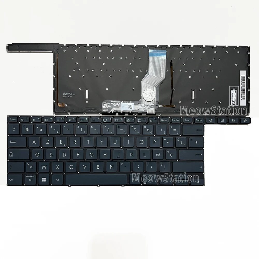 

French/US/Latin Backlit Keyboard For ASUS Zenbook Pro Duo UX582H UX582HS UX582HM UX582E UX582L UX582LR UX582F UX582Z UX582ZM/ZW