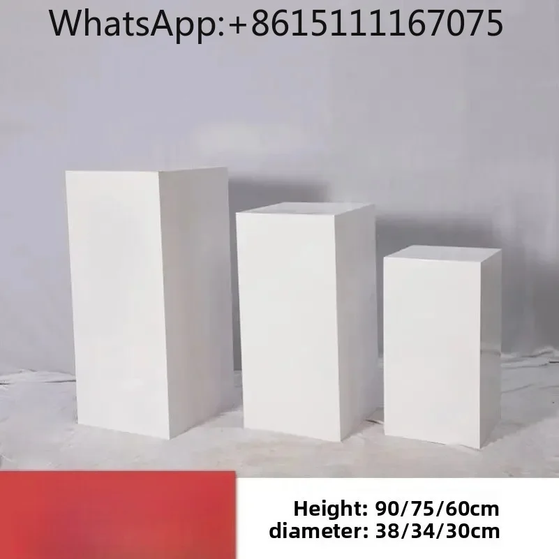 Wedding props wrought iron engagement arrangement dessert table square column road guide wedding dessert table party