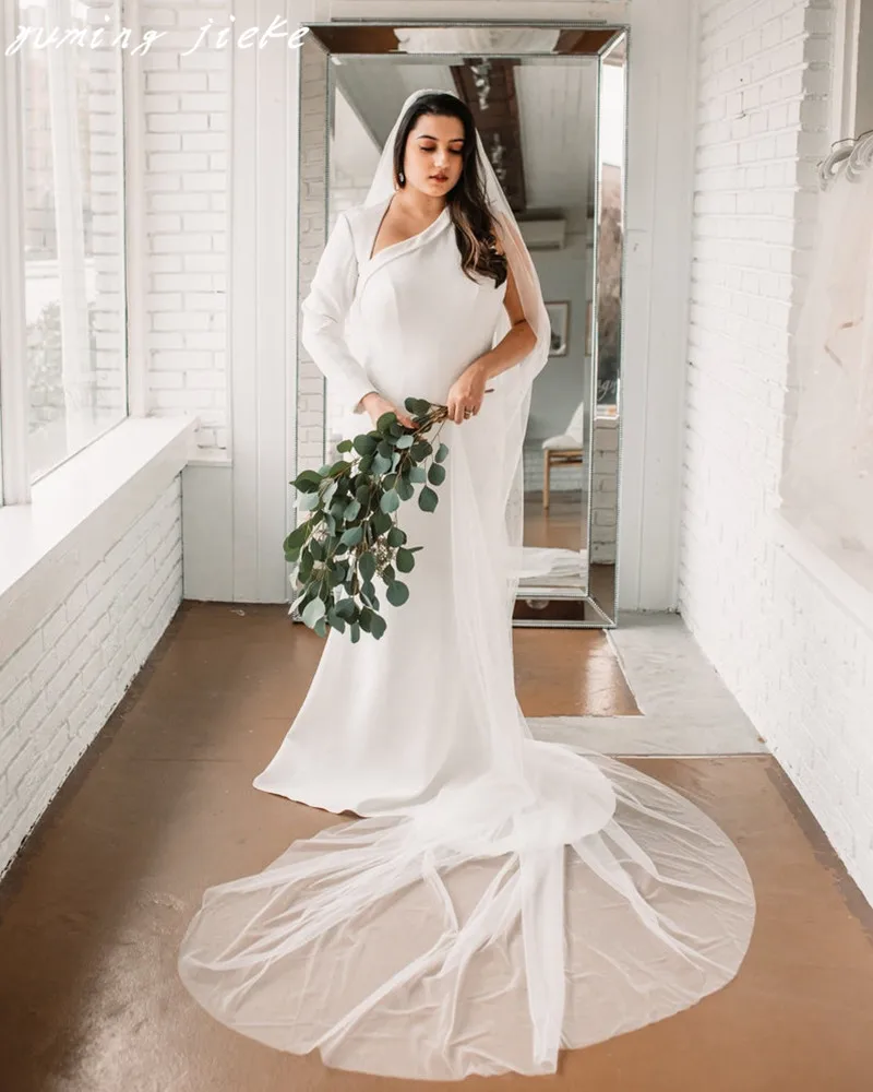 Voile de Mariage Une Couche, Tulle Doux, pour Patients Cathédrale