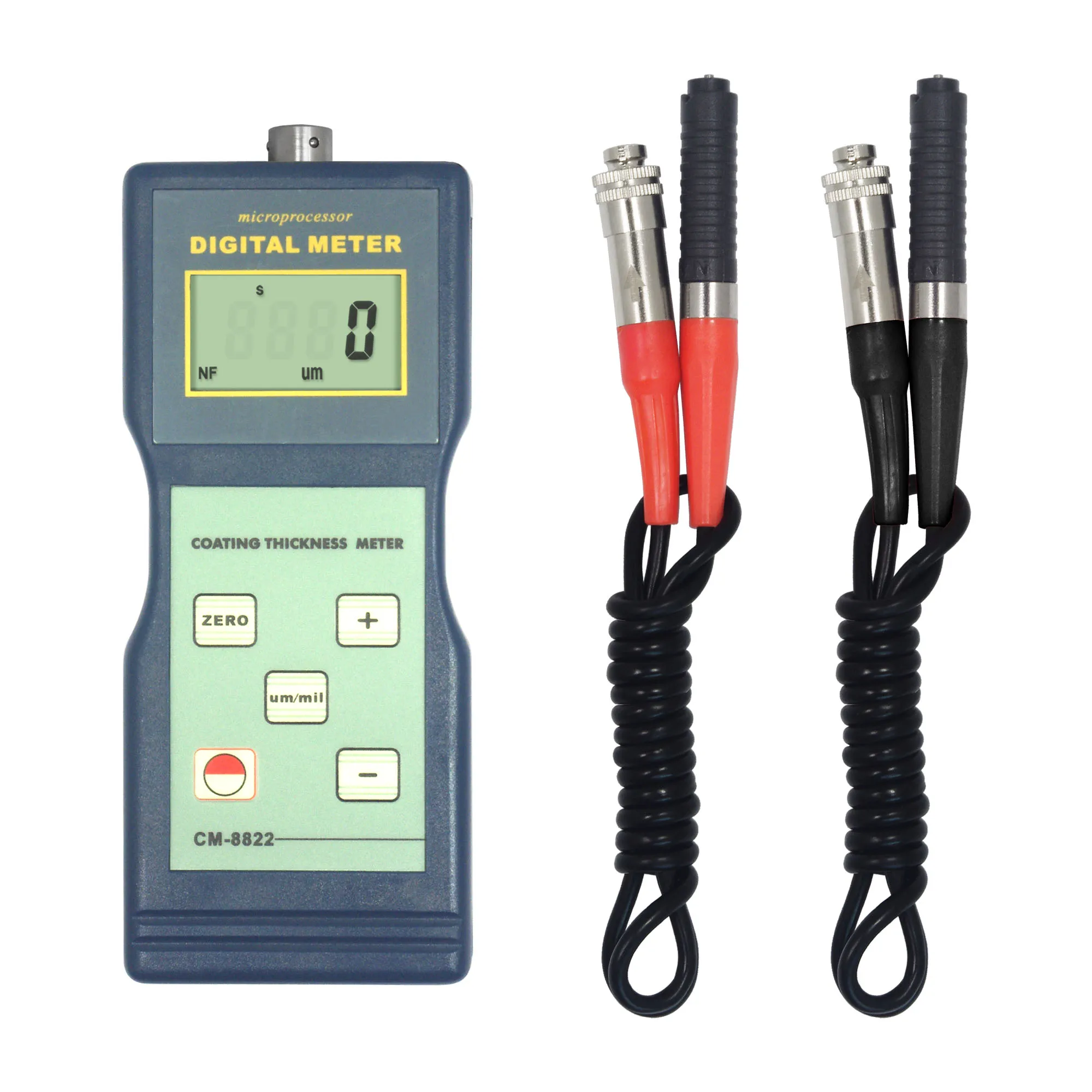 Digital Display coating thickness gauge CM-8822 coating film thickness gauge 0 ~ 1000µm F magnetic induction NF eddy current