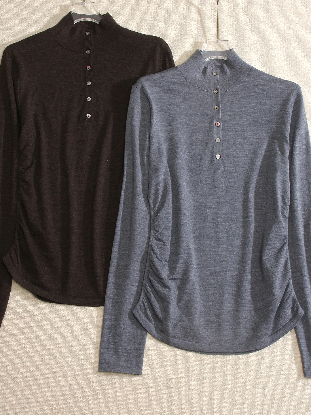 

Ele Woolen Knitted Top Women's Svel Sweater Ultra Soft Long Sve Casual Sle Fine No Pilling Waist-Cinched Overhead