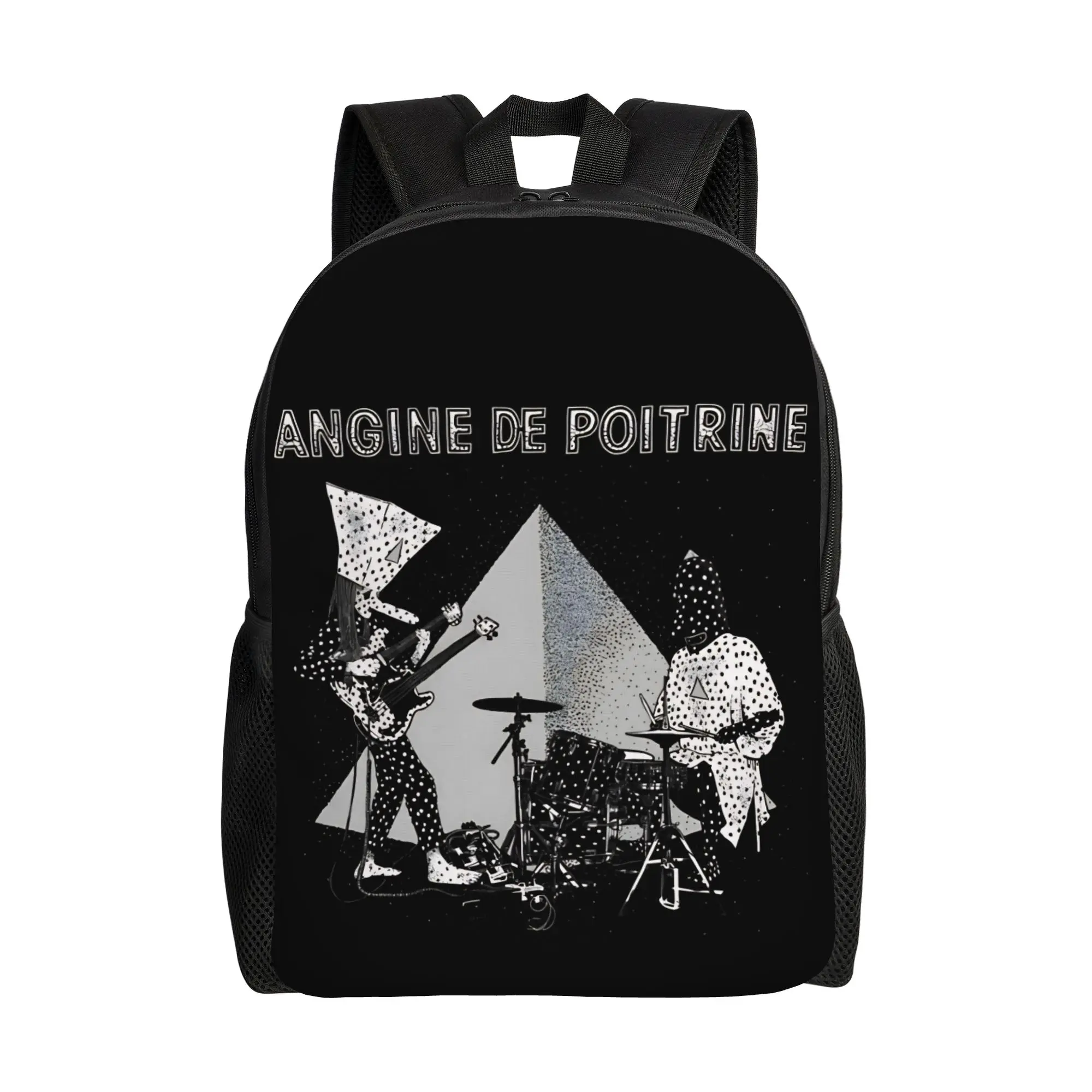 

Рюкзак Musician Angine de Poitrine Band для мужчин, женщин, подростков, школьников, деловой рюкзак, сумка для ноутбука, компьютерная сумка через плечо, подарок