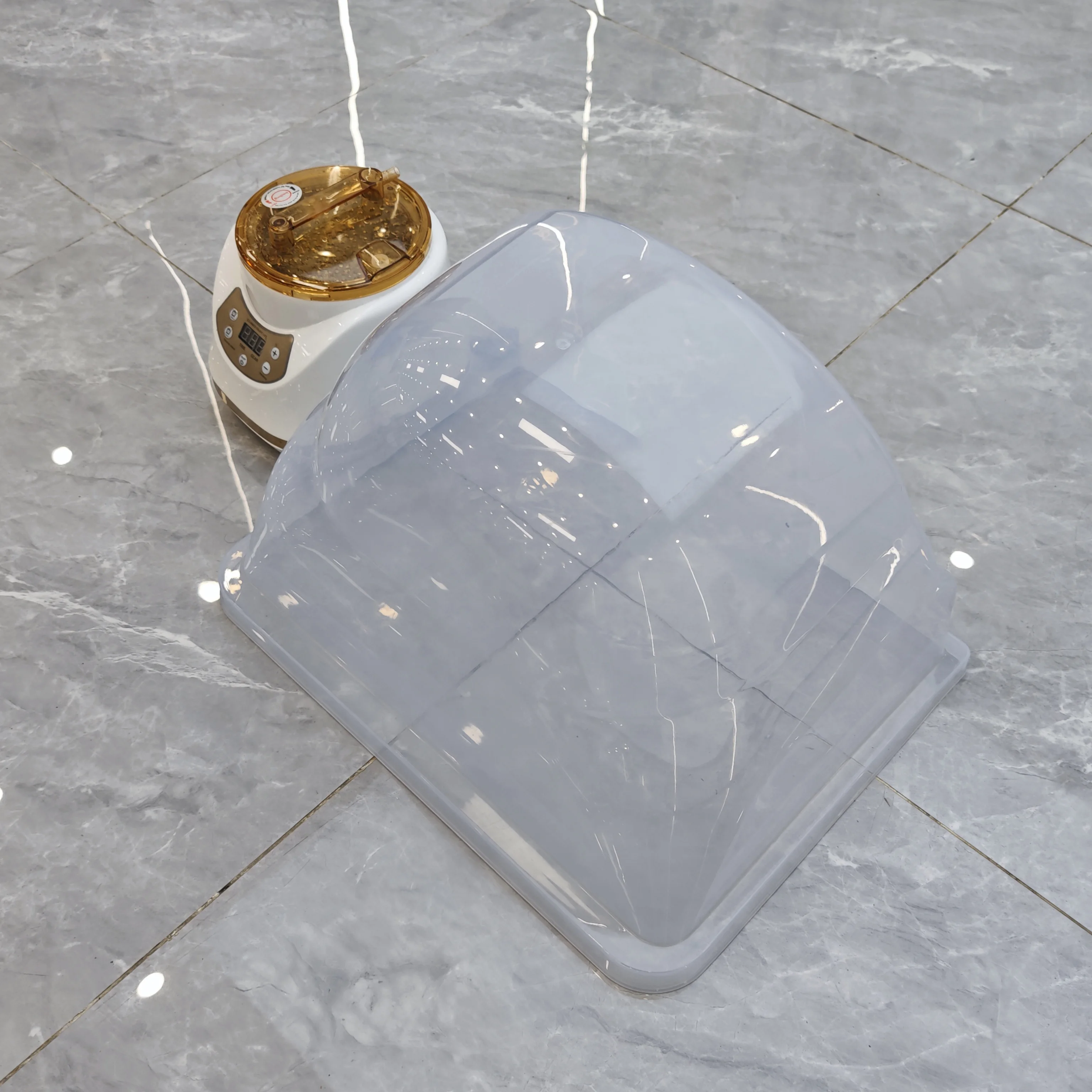 معدات سبا الرأس، آلة تبخير حوض علاج الرأس، غطاء غطاء التبخير، الملحقات، الشحن من الولايات المتحدة