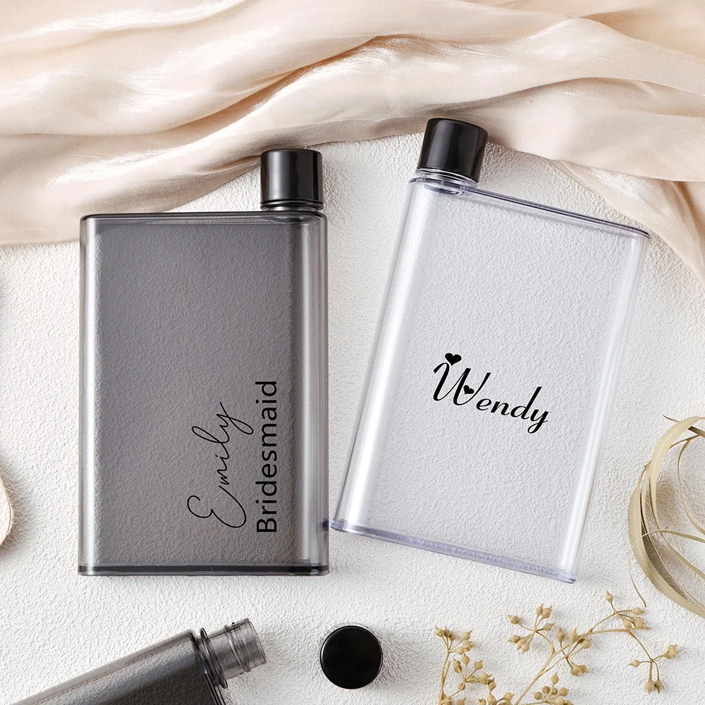 

Custom Bridesmaid Water Bottle Outdoor Travel Portable Water Bottle Personalized Bottle of Bride Perfect Single Party Gifts