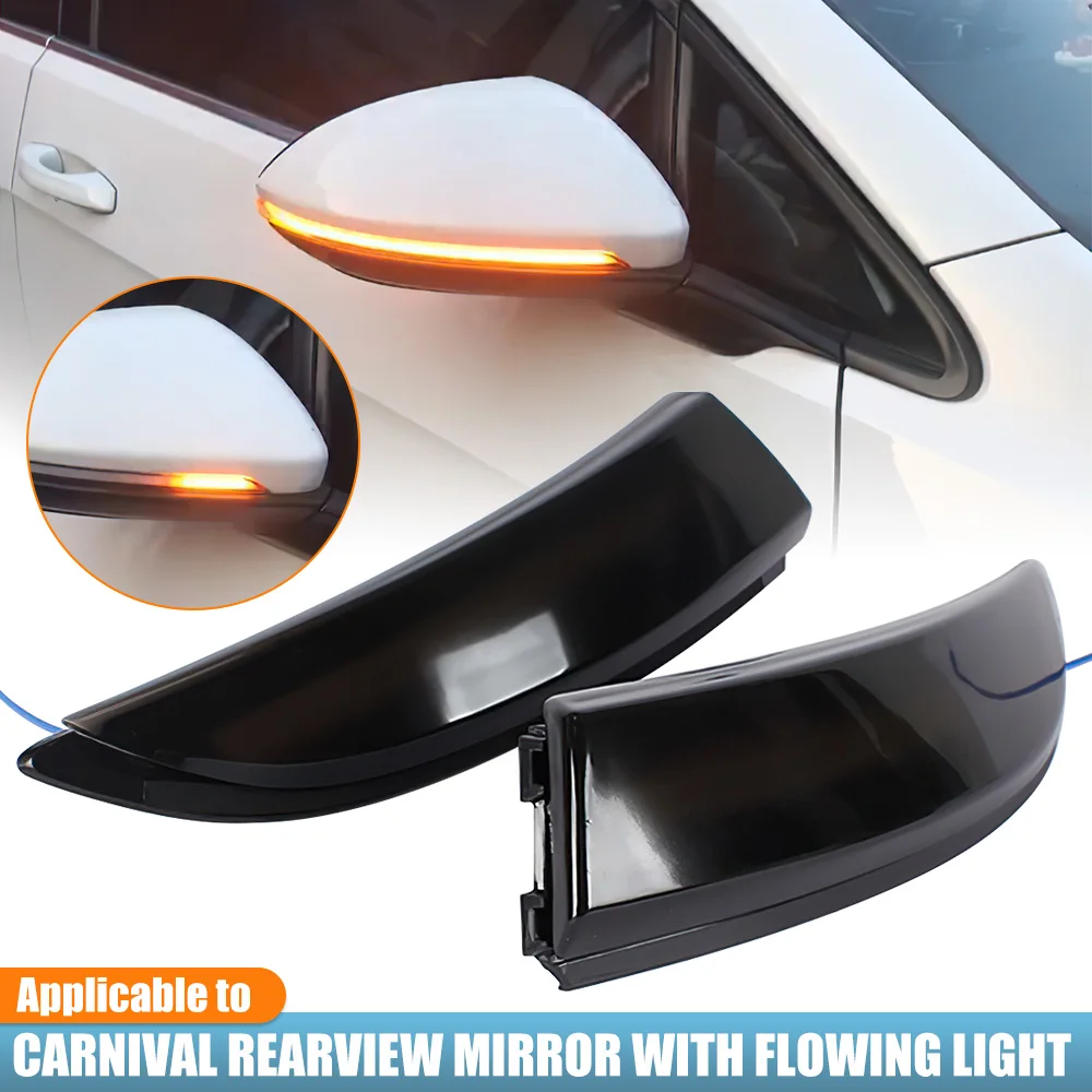 

1 Pair LED Dynamic Turn Signal Side Mirror Indicator Light Turn Signal for Ford Fiesta Mk7 2008-2017 for Ford B-Max