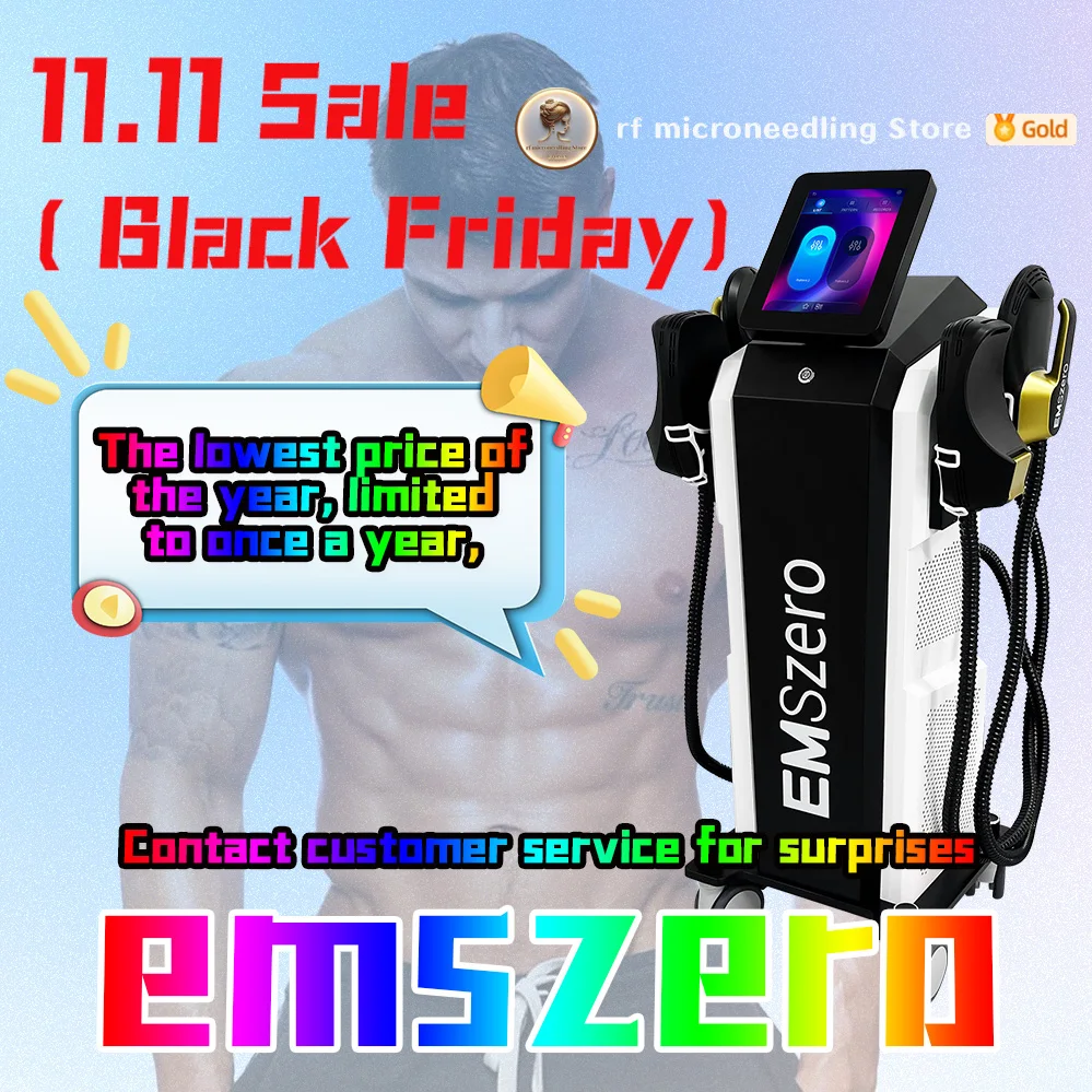 EMSZERO RF Sculpt Body Contouting 15Tesla 200Hz EMSZERO Body Sculpting Muscle Stimulator Fitness Machine